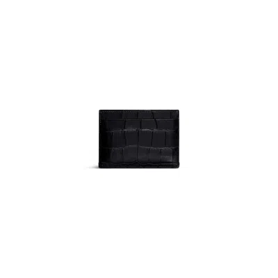 Balenciaga Cash Card Holder In Black