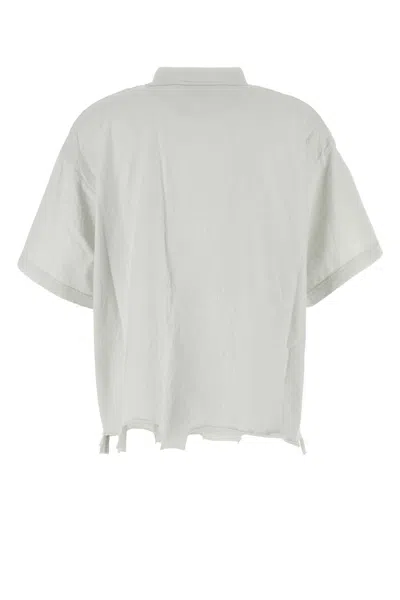 Balenciaga Women Chalk Cotton T-shirt