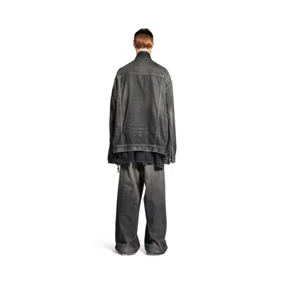 Balenciaga Oversized Denim Jacket Vintage Charms
