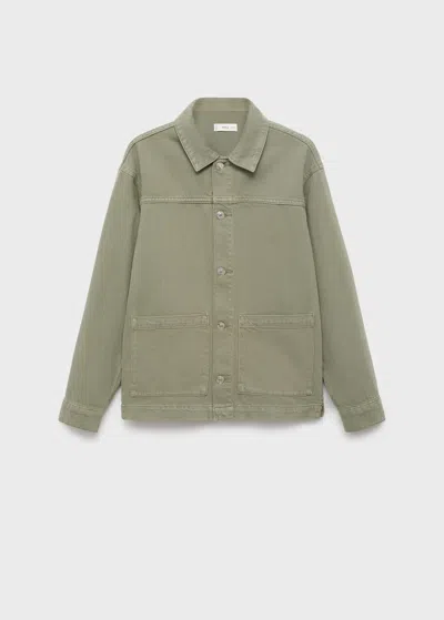 Mango Teen Shirt Khaki