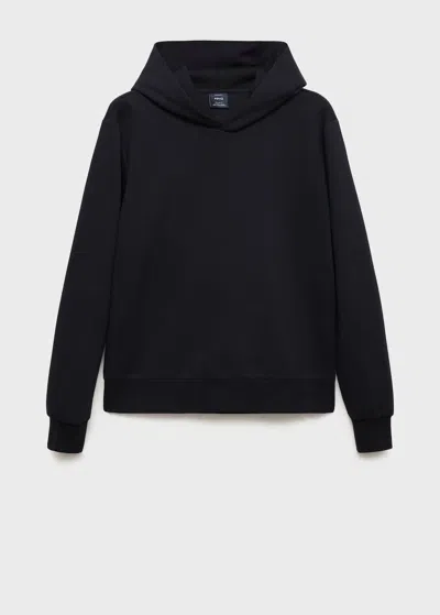 Mango Man Regular-fit Hoodie Navy