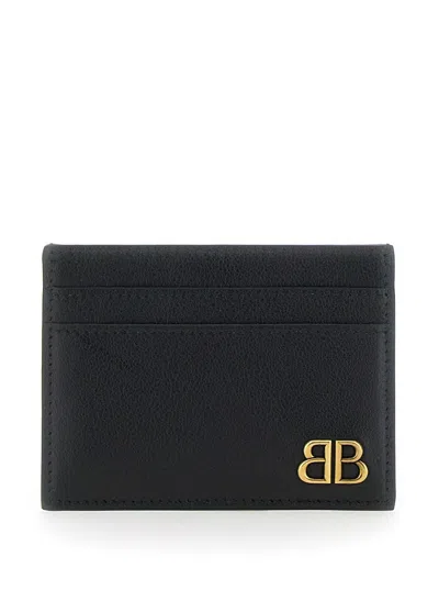 Balenciaga Monaco Ca Ho Wom Supreme Smooth Leather Ag In Black