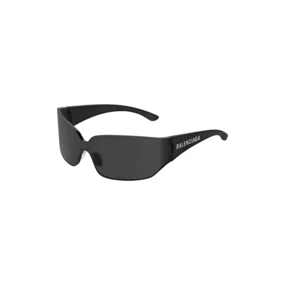Balenciaga Mono Square Sunglasses In Gray