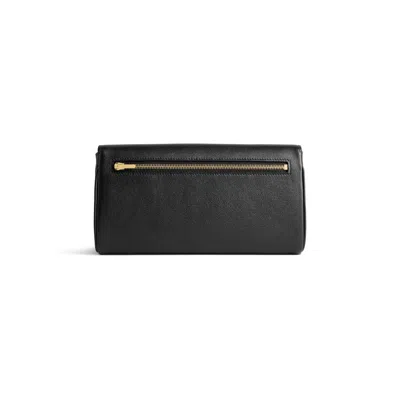 Balenciaga Buckle Front Pocket Rectangular Wallet