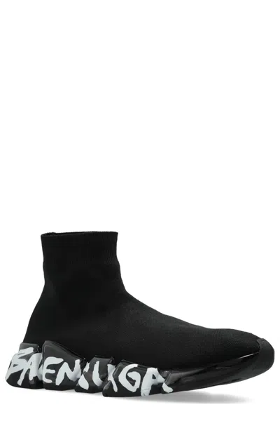 Balenciaga Speed 2.0 Graffiti Recycled Knit Sneaker