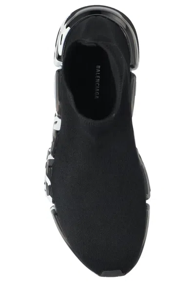Balenciaga Speed 2.0 Graffiti Recycled Knit Sneaker