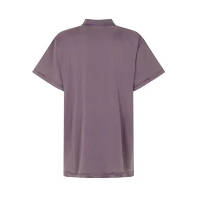 Balenciaga Super Fad Purple T-shirts And Polos In Purple