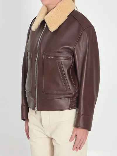 Bottega Veneta Nappa Blouson With Shearling