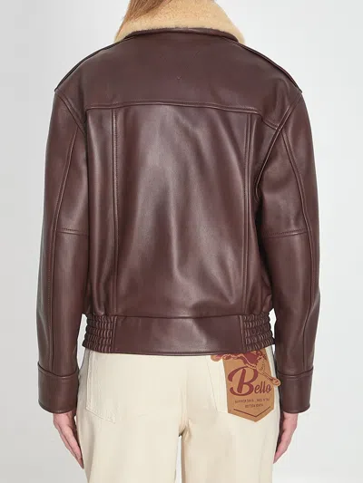 Bottega Veneta Nappa Blouson With Shearling