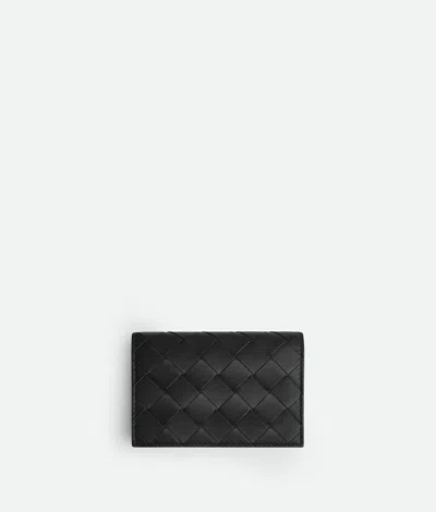 Bottega Veneta Braided Card Holder Accessories In Black