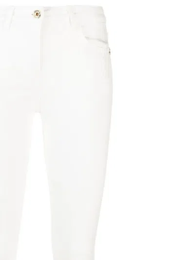 Patrizia Pepe Slim Fit Pants In White