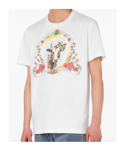 Moschino Organic Cotton Jersey T-shirt Archive