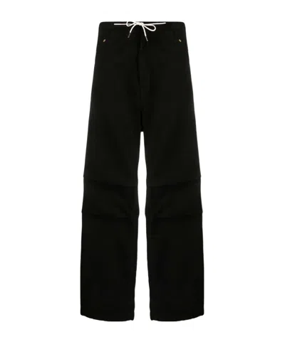 Darkpark Straight-leg Casual Pants In Black