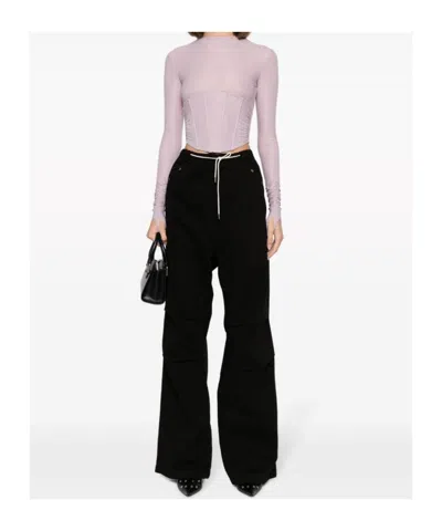 Darkpark Straight-leg Casual Pants In Black