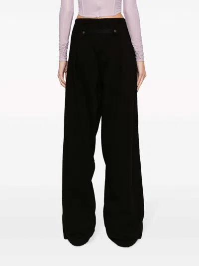Darkpark Straight-leg Casual Pants In Black
