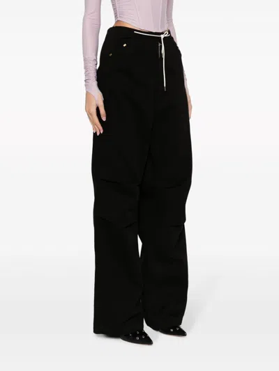 Darkpark Straight-leg Casual Pants In Black
