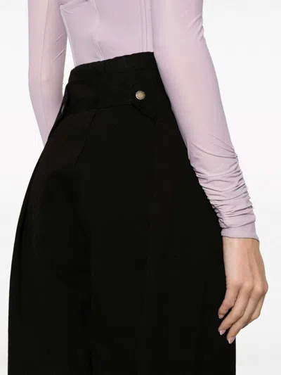 Darkpark Straight-leg Casual Pants In Black
