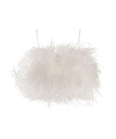 Philosophy Di Lorenzo Serafini Feather Detail Camisole In Neutral