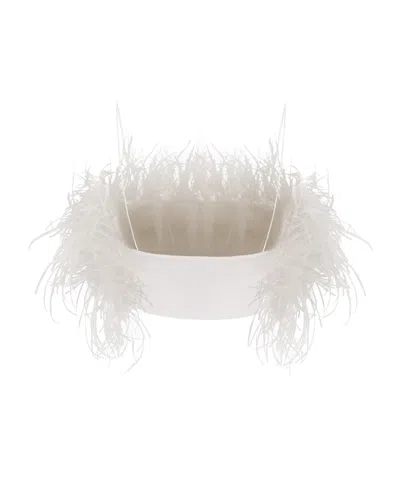 Philosophy Di Lorenzo Serafini Feather Detail Camisole In Neutral