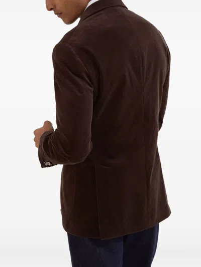 Brunello Cucinelli Brown Double-breasted Jacket