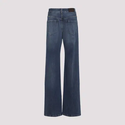 Brunello Cucinelli Wide-leg High-waist Jeans In Soft Denim Blend In Blue
