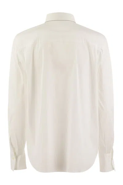 Brunello Cucinelli "shirt With Shiny In White