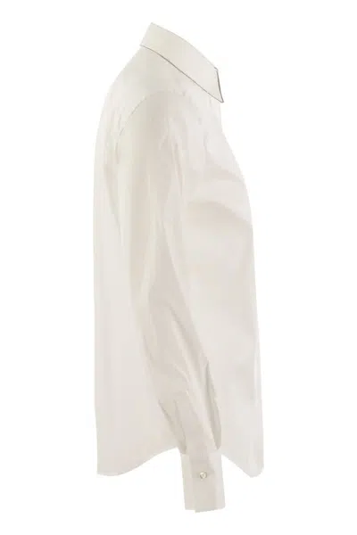 Brunello Cucinelli "shirt With Shiny In White