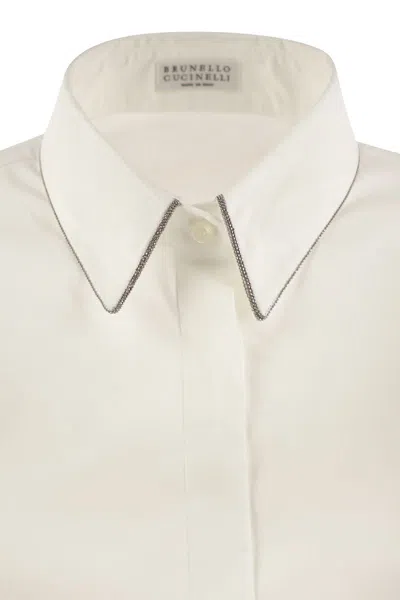 Brunello Cucinelli "shirt With Shiny In White