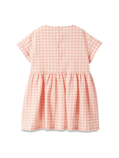 Il Gufo Gingham-check Dress In Pink