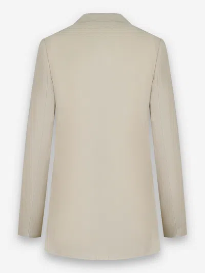 Lardini Lapel Long-sleeved Suit Jacket In Neutral