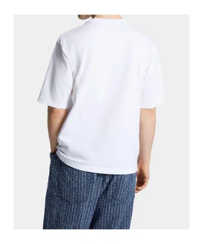 Dsquared2 Loose Fit Cotton Logo T-shirt In White