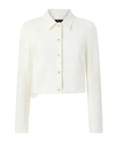 Pinko 'gelato' Trucker Jacket In White