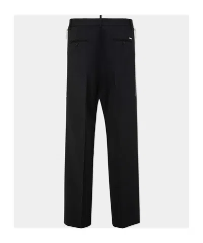 Dsquared2 Cigarette Trousers In Black