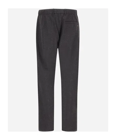 Herno Resort Trousers In Wool Knickerbocker In Gray