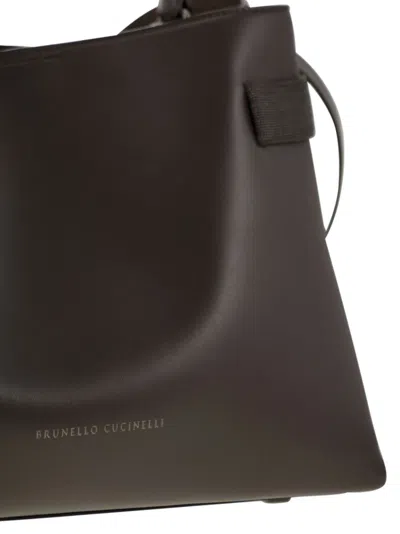 Brunello Cucinelli Brown Essence Top-handle Bag