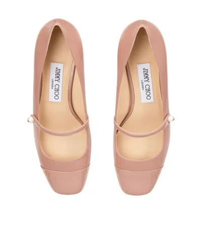 Jimmy Choo Leather Décolleté With Pearl Detail