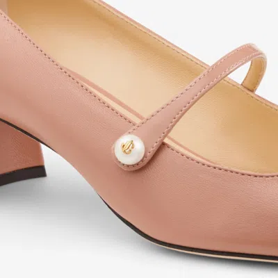 Jimmy Choo Leather Décolleté With Pearl Detail