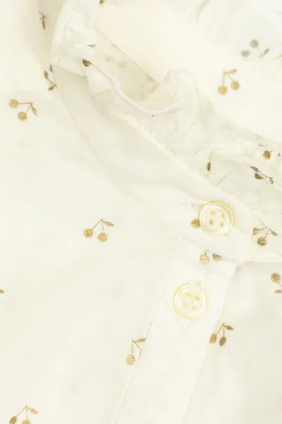 Bonpoint Long Sleeve Shirt In Neutral