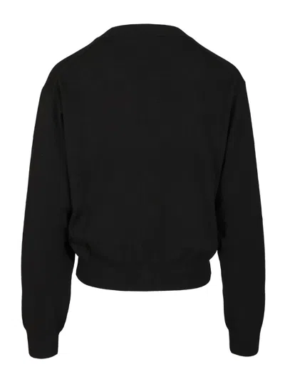 Kenzo Boke Crest Crew Cardigan In Black