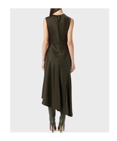 Blumarine Asymmetric Dress In Green
