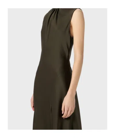 Blumarine Asymmetric Dress In Green