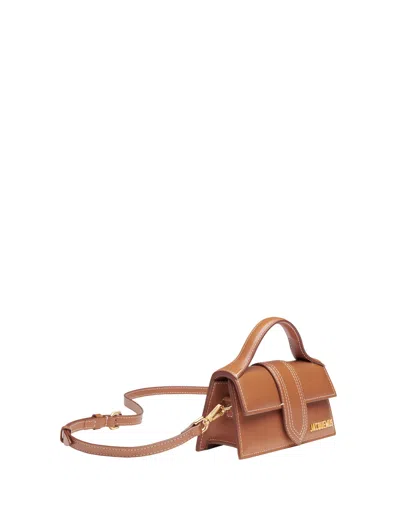Jacquemus Le Bambino Leather Tote Bag In Light Brown 2
