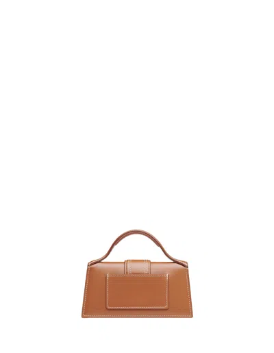 Jacquemus Le Bambino Leather Tote Bag In Light Brown 2