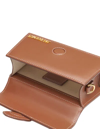 Jacquemus Le Bambino Leather Tote Bag In Light Brown 2