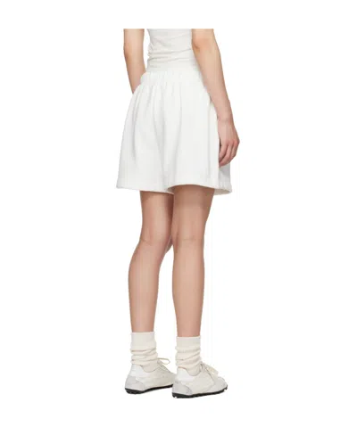 Essentials Drawstring Waist Shorts In White