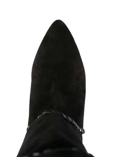 Isabel Marant Pointed Toe Mid-calf Boots In Black