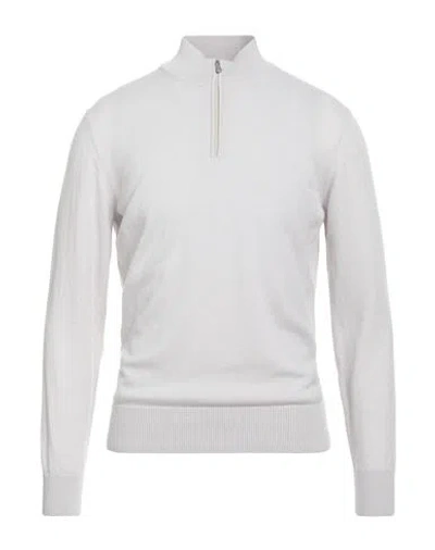 Eleventy Man Turtleneck Light Grey Size Xl Cashmere In Gray