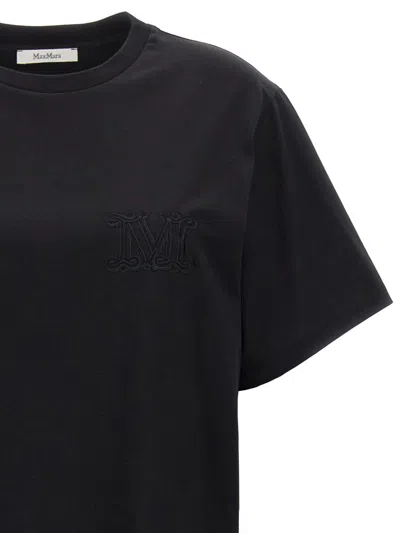 Max Mara Logo T-shirt In Black