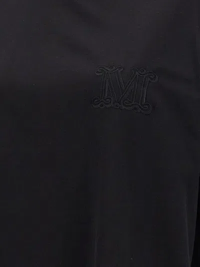 Max Mara Logo T-shirt In Black