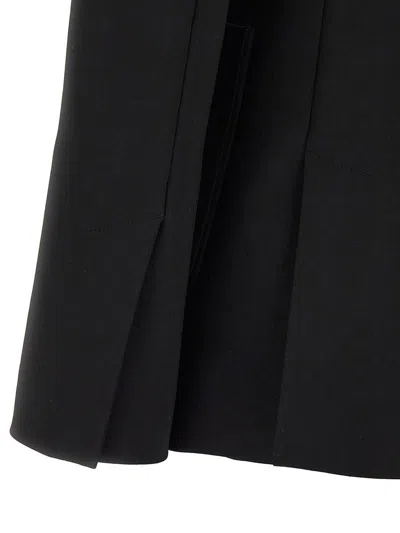 Max Mara Tailored Black Jacket With Classic Lapel In Black